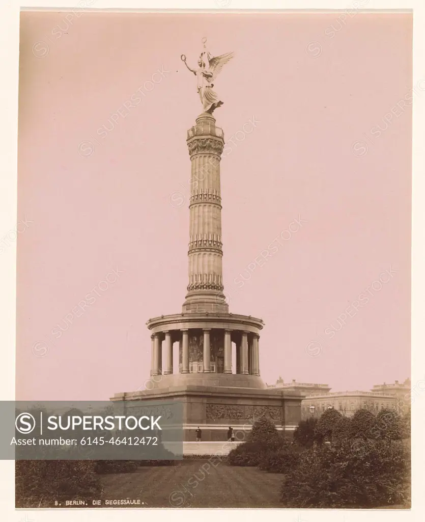 Victory column in Berlin; Berlin, Die Siegessaule. .