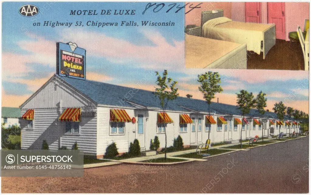 Motel De Luxe on Highway 53 Chippewa Falls Wisconsin Motels