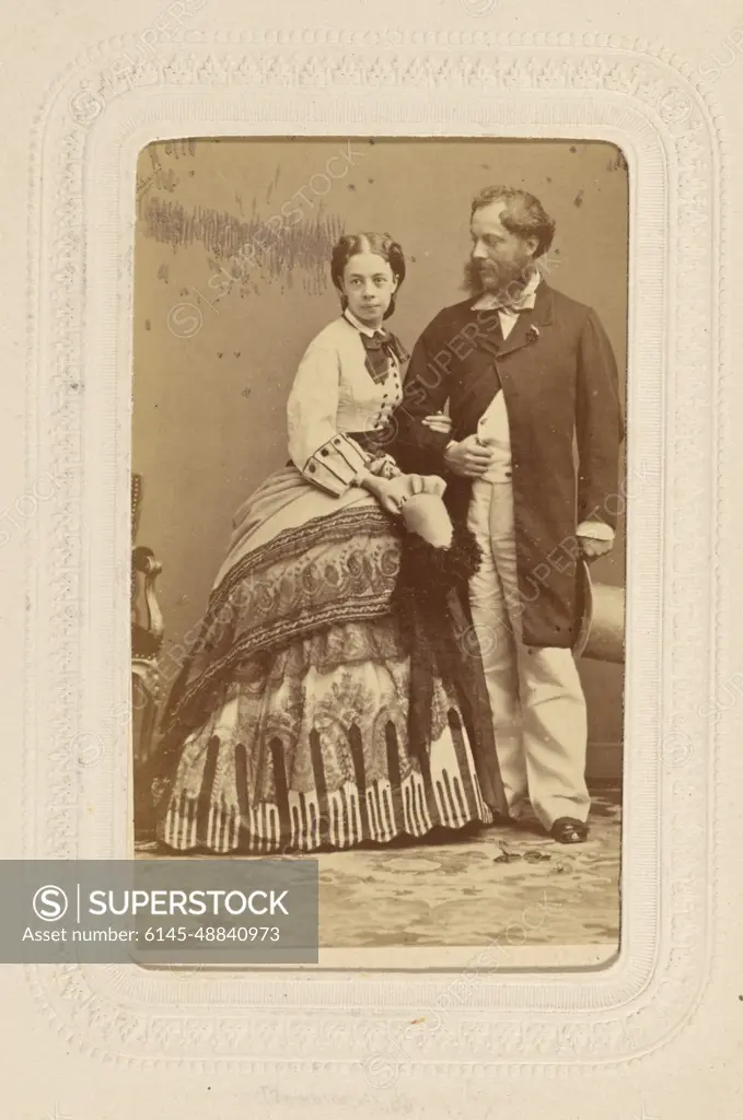 Prince et Princesse di Metternich. André Adolphe-Eugène Disdéri (French, 1819 - 1889)