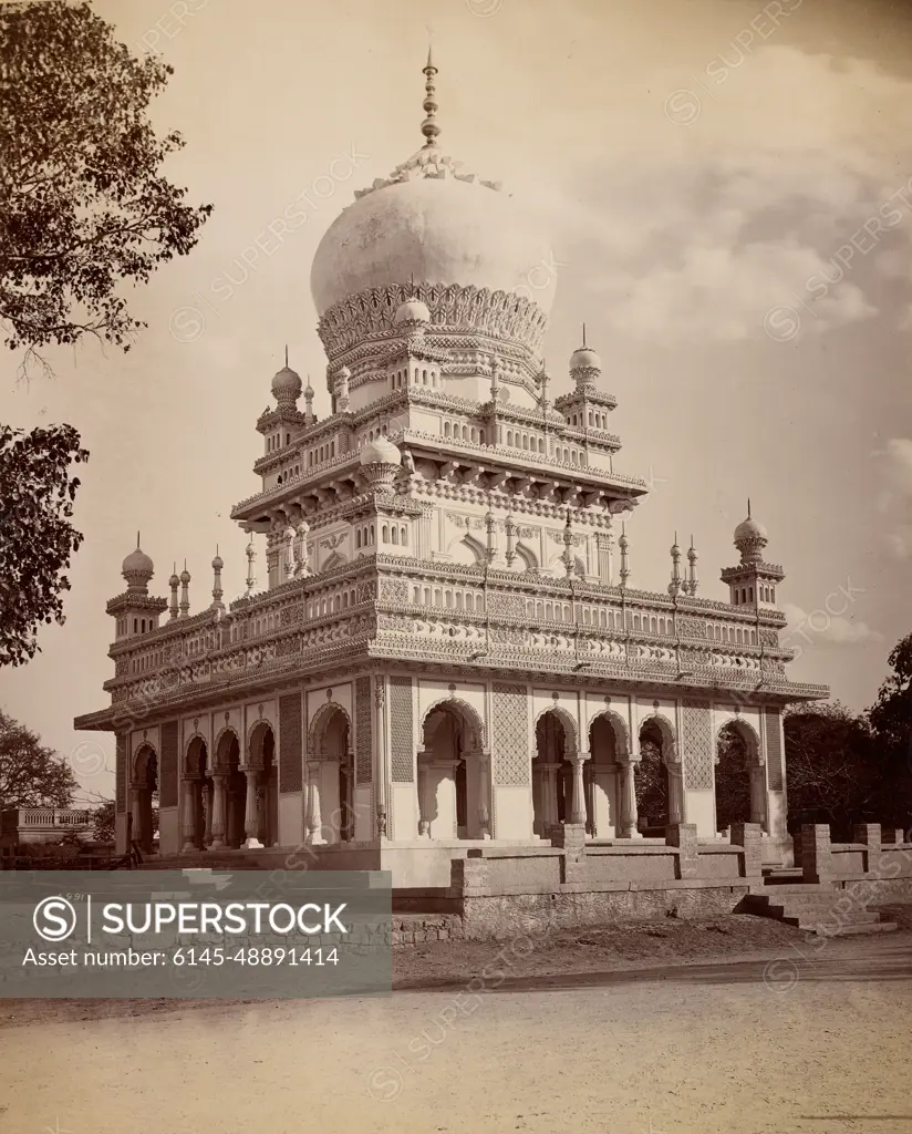 Tomb at Secunderabad. Lala Deen Dayal (Indian, 1844 - 1905)