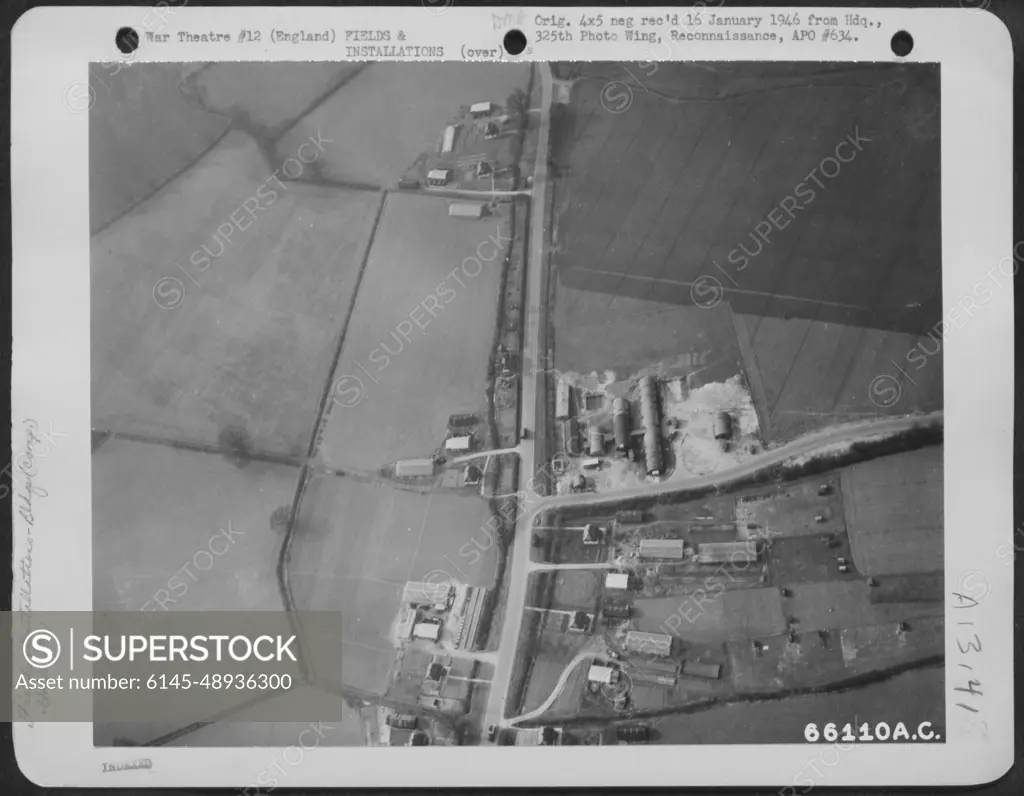 Portion Of At 8Th Air Force Station 167, Ridgewell, Essex County, England. The 381St Bomb Group Was Stationed Here.