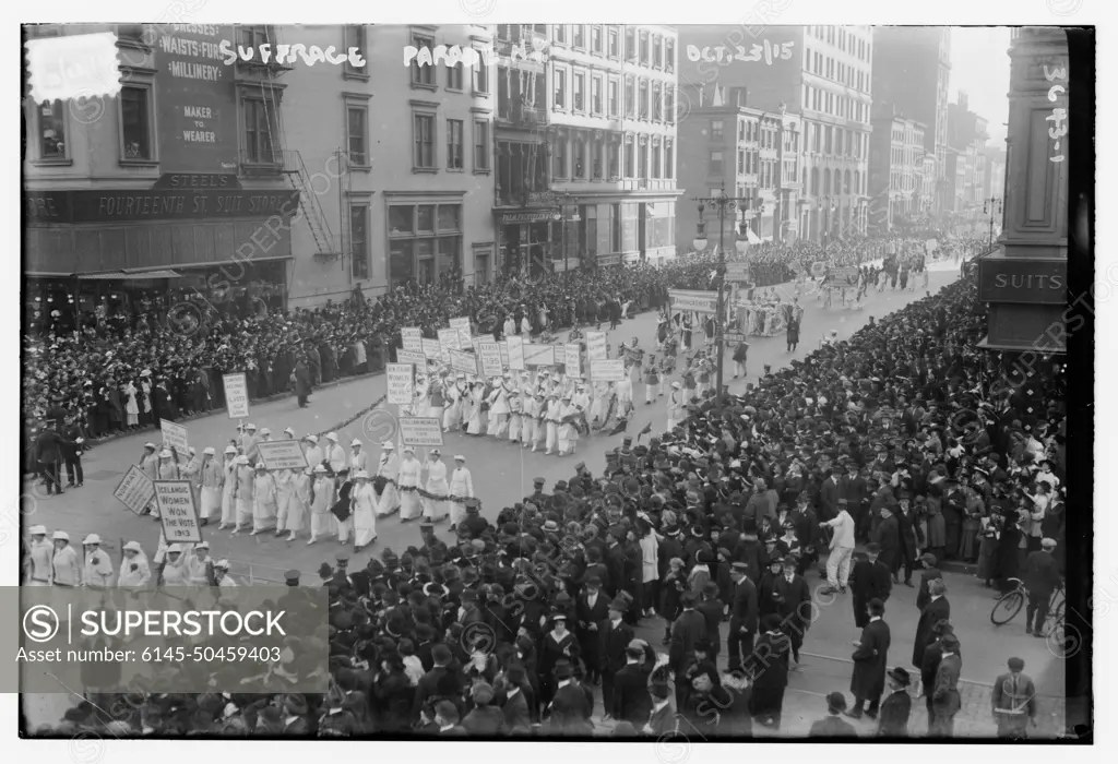 Suffrage Parade, N.Y., 10/15