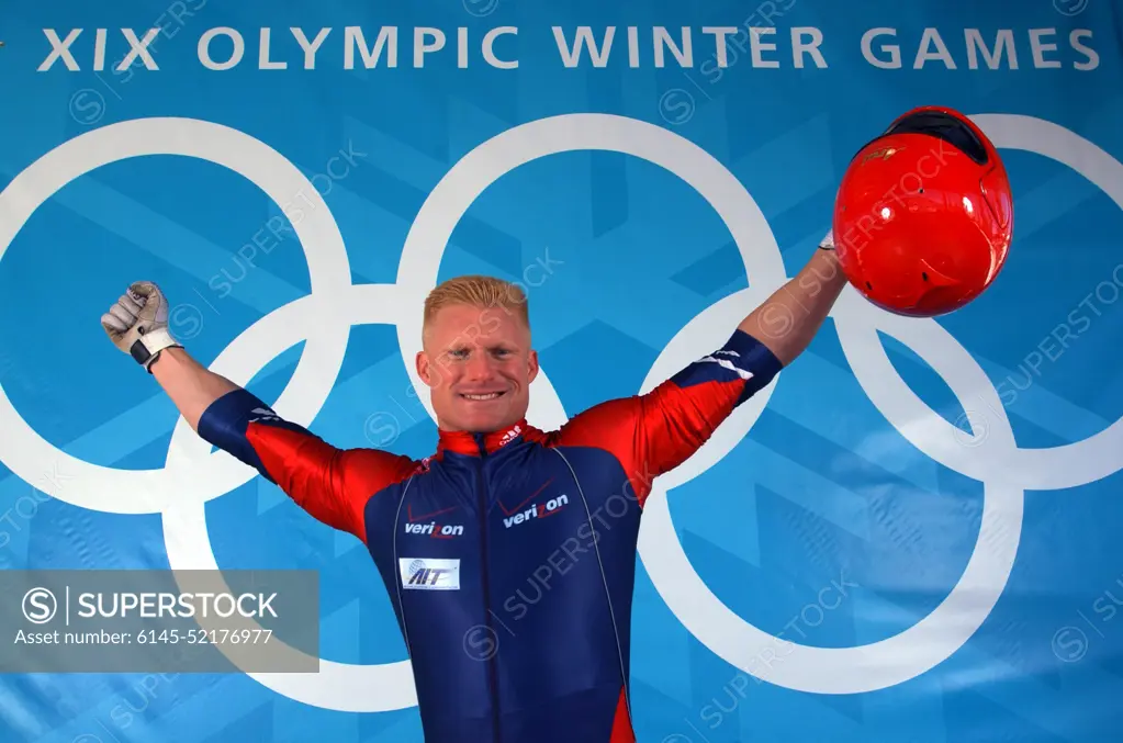 World Class Athlete SPECIALIST (SPC) (E-4) Douglas Sharp, USA, part of a four-man bobsled team. SPC Sharp and his team members won the Bronze medal at the XIX OLYMPIC WINTER GAMES at the Utah Olympic Park in Park City, Utah, during the 2002 games. Subject Operation/Series: XIX OLYMPIC WINTER GAMES Base: Salt Lake City State: Utah (UT) Country: United States Of America (USA)