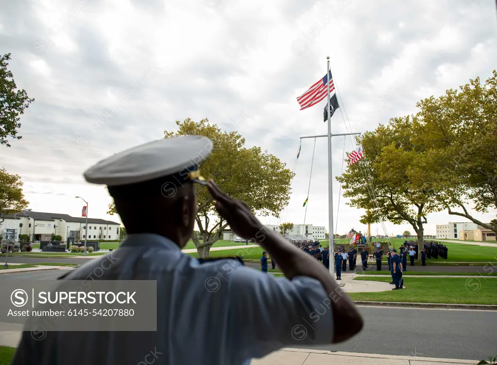 CAPE MAY, N.J. - Personnel at U.S. Coast Guard Training Center Cape May hold a remembrance ceremony for Petty Officer 1st Class Douglas Munro at his statue on the parade field, Sept. 27, 2022.U.S. Coast Guard men and women carry out a wide variety of diverse missions every day. Protecting people and commerce on the sea, protecting the sea itself, and protecting the country from threats aboard. We focus on present-day operations and readiness and strive to be prepared for tomorrow, but certain times compel us, and all Americans, to reflect on our history and heritage. The 80th anniversary of Munros extraordinarily heroic actions at Guadalcanal is such a day.