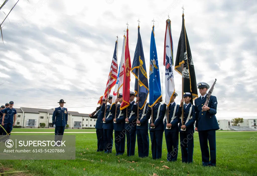 CAPE MAY, N.J. - Personnel at U.S. Coast Guard Training Center Cape May hold a remembrance ceremony for Petty Officer 1st Class Douglas Munro at his statue on the parade field, Sept. 27, 2022.U.S. Coast Guard men and women carry out a wide variety of diverse missions every day. Protecting people and commerce on the sea, protecting the sea itself, and protecting the country from threats aboard. We focus on present-day operations and readiness and strive to be prepared for tomorrow, but certain times compel us, and all Americans, to reflect on our history and heritage. The 80th anniversary of Munros extraordinarily heroic actions at Guadalcanal is such a day.