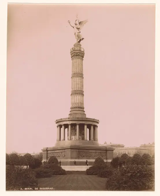 Victory column in Berlin; Berlin, Die Siegessaule. .