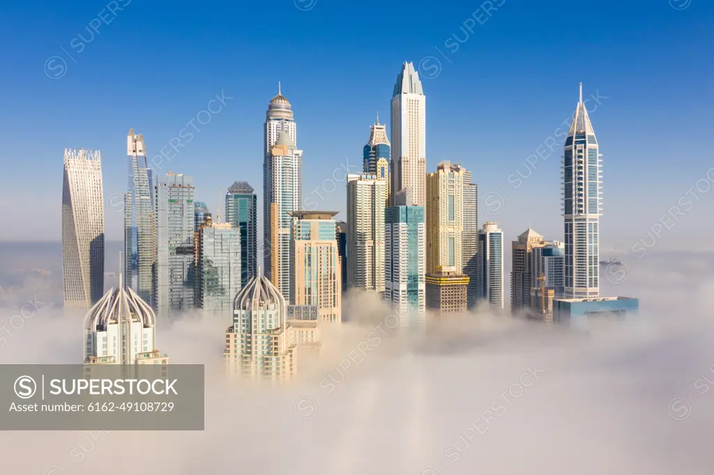 Aerial view of buildings Dubai, United Arab Emirates