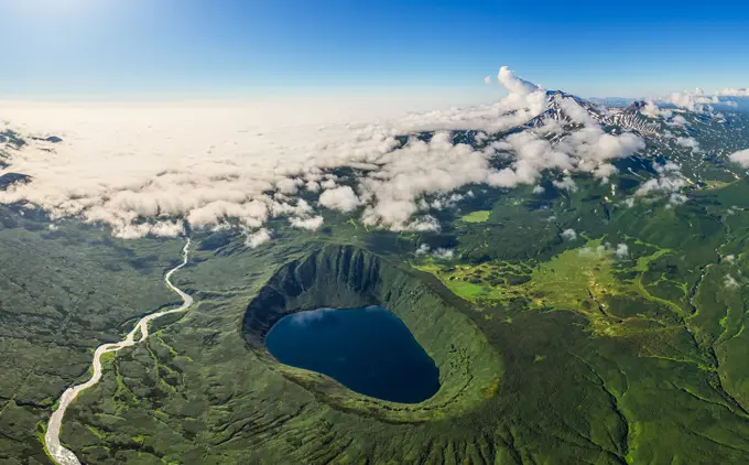 Kronotskoye Lake. Kamchatka, Russia.