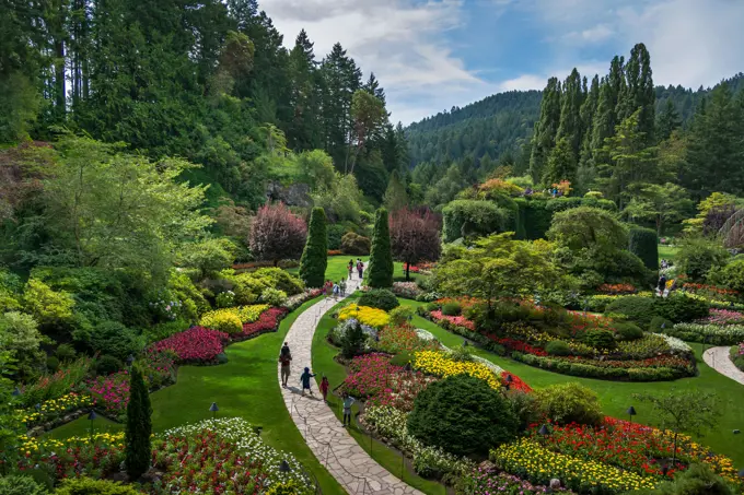 Butchart Gadens,Vancouver Island,Canada