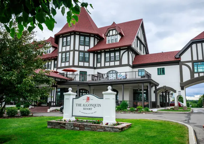 Upscale resort in the seaside town St. Andrews By-The-Sea, New Brunswick, Canada