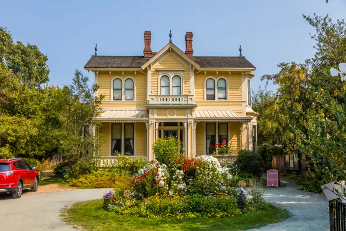 Historic Emily Carr House in Victoria on Vancouver Island in British Columbia, Canada