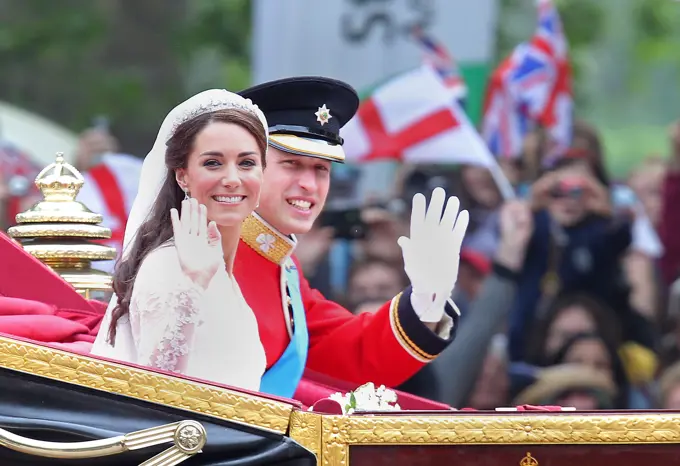 Royal Wedding of Prince William to Catherine Middleton at Westminster Abbey. Picture by Philip Toscano