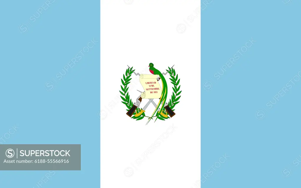 The national flag of Guatemala The national flag of Guatemala Copyright: xZoonar.com/ClaudioxDiviziax 1748482