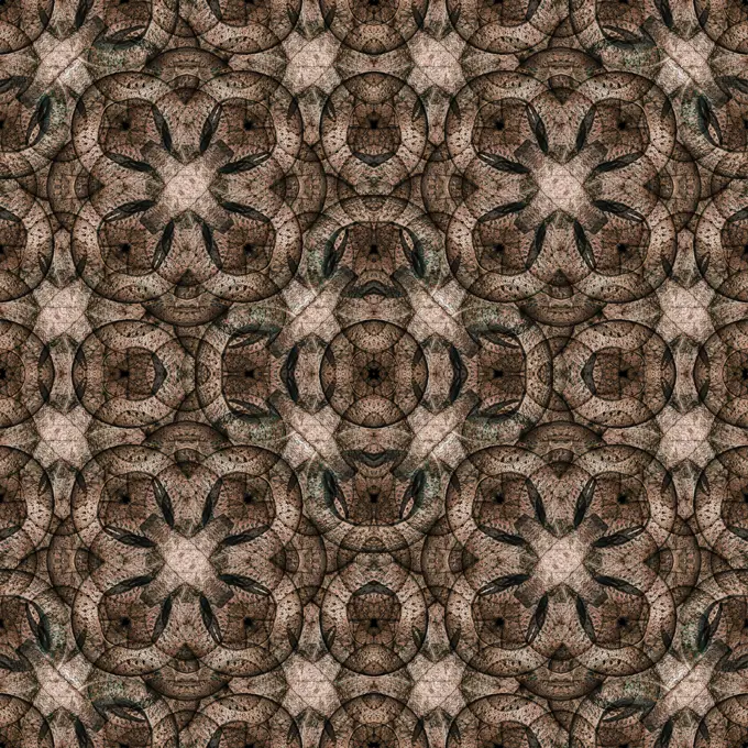 Gothi Revival Geometric Seamless Pattern Digital abstract geometric seamless pattern design background in brown colors Copyright: xZoonar.com/DanielxFerreira-LeitesxCiccarinox 12537042