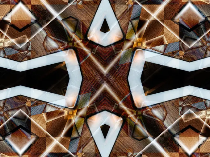 wooden mat background brown color drawing in kaleidoscope pattern - brown color drawing in kaleidoscope pattern for background Copyright: xZoonar.com/ViktorxGolenkovsx 7785534