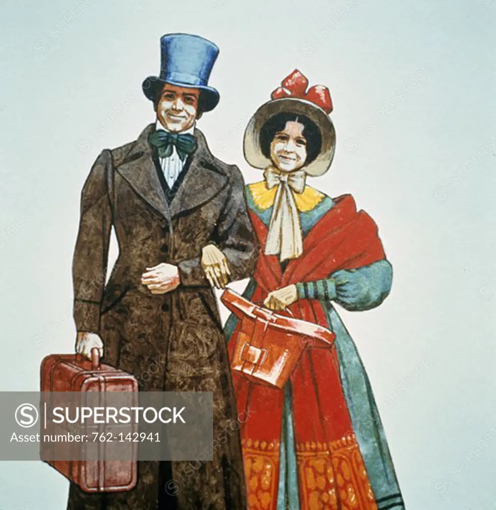 Victorian Couple, Artist Unknown