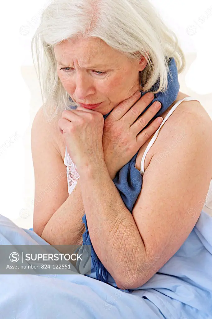 ELDERLY PERSON COUGHING