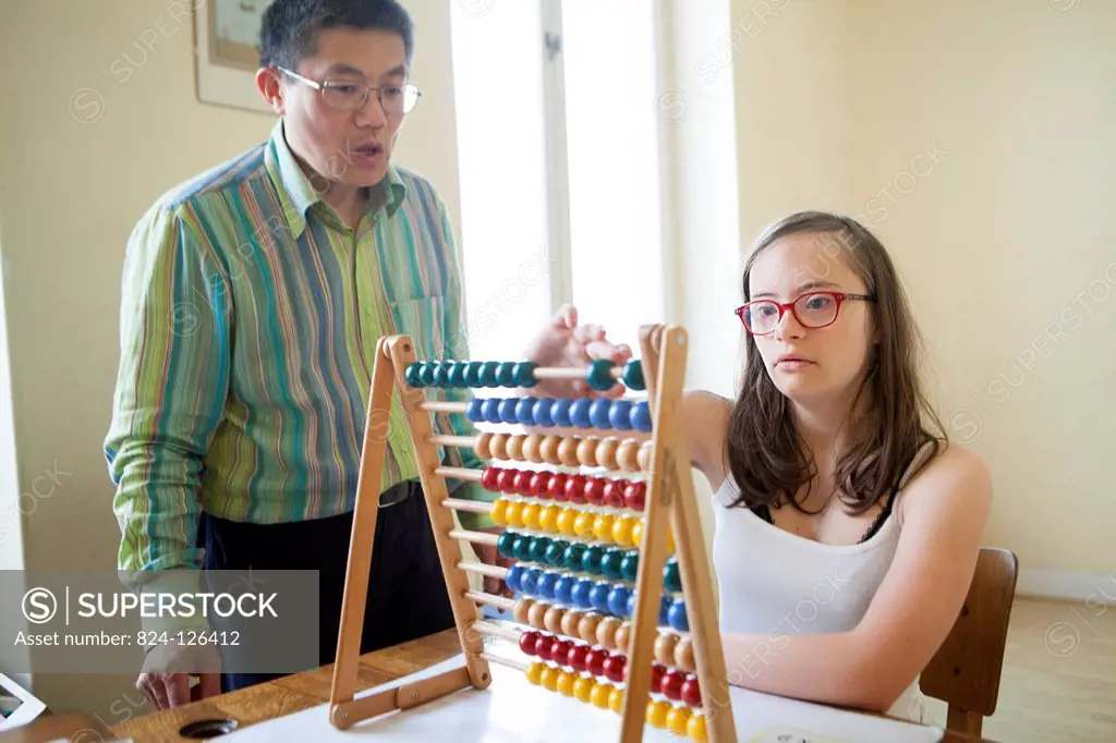 Mathilde is 15 and suffers from Down's Syndrome. She sees her psychomotor therapist twice a week.