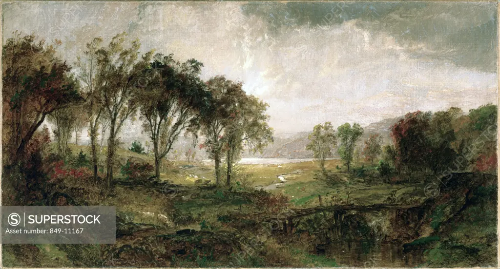 Hastings On Hudson Jasper Francis Cropsey (1823-1900 American) Oil on canvas David David Gallery, Philadelphia, Pennsylvania, USA