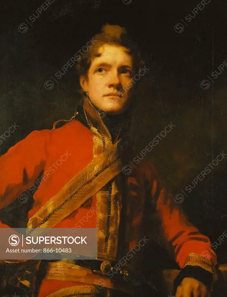 Portrait of Lieut-Colonel Morrison of the 7th Dragoon Guards, half length, in Uniform. Sir Henry Raeburn (1756-1823). Oil on canvas. 89 x 68.5cm. William Mansfield Morrison became Captain in the 7th Dragoon Guards on 2nd June 1804.