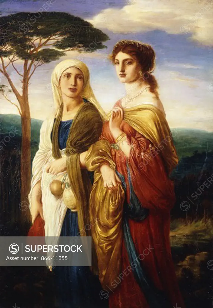 Judith and Her Attendant. Simeon Solomon (1840-1905). Oil on canvas. Signed and dated 1867. 82 x 56.5cm.