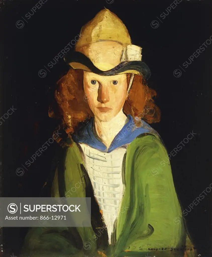 Dutch Girl. Leopold Gould Seyffert (1887-1956). Oil on panel. Painted 1912. 61 x 50.6cm