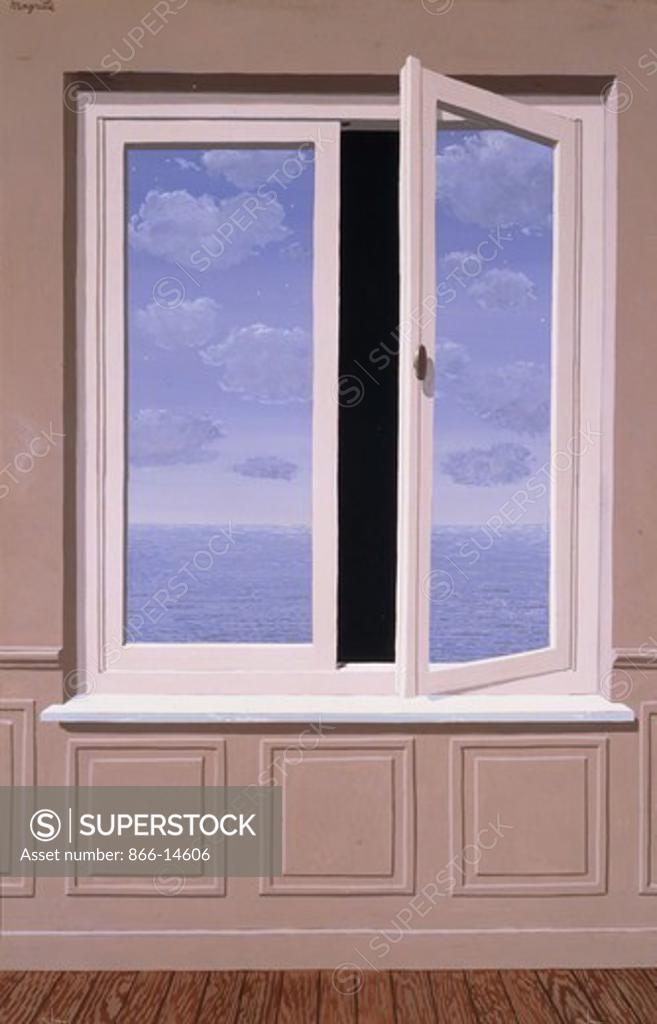 La Lunette d'Aproche. Rene Magritte (1898-1967). Gouache on paper