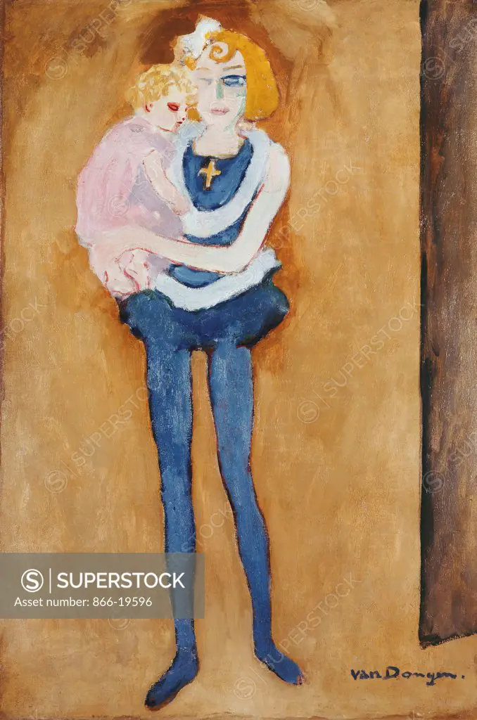 The Ballerina and her Blind Child; La Ballerine Borgne et son Enfant. Kees van Dongen (1877-1968). Oil on canvas. Painted circa 1905-1907. 81.5 x 54.5cm.