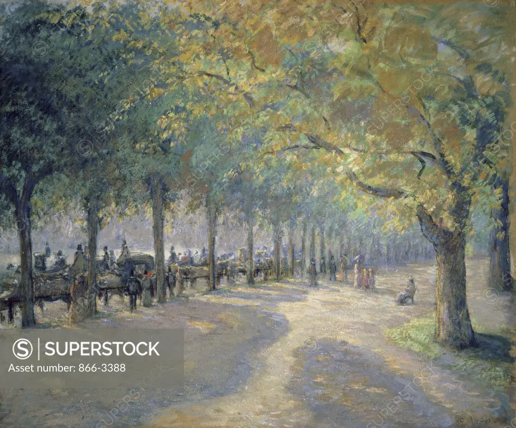 Hyde Park, London 1890 Camille Pissarro (1830-1903/French) Oil on Canvas