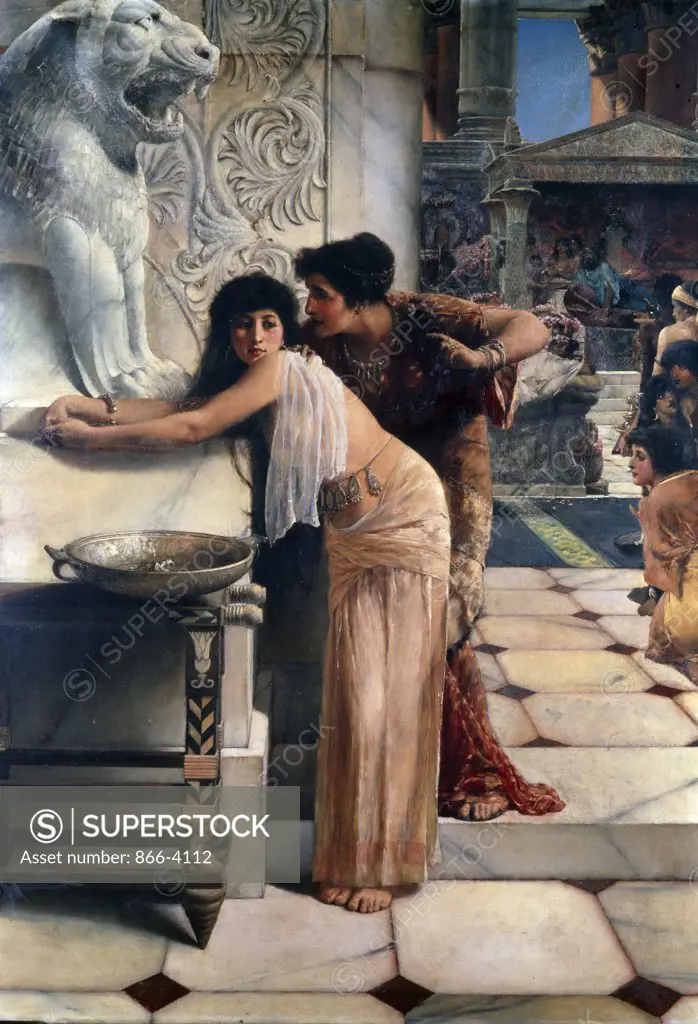 Herodias and Her Daughter, by John Reinhard Weguelin, 1884, oil on canvas, (1849-1927), England, London, Christie's Images