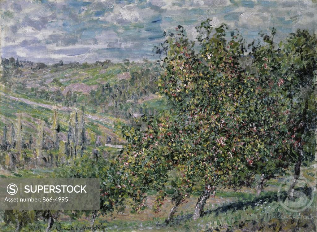 Apple Trees in Bloom (Pommiers en Fleurs) 1878 Claude Monet (1840