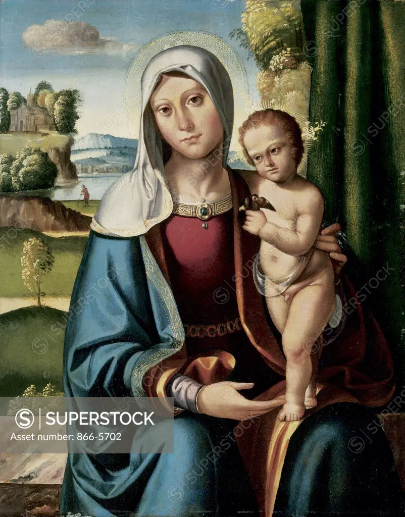 The Madonna and Child Garofalo (1481-1559 Italian) Oil on panel