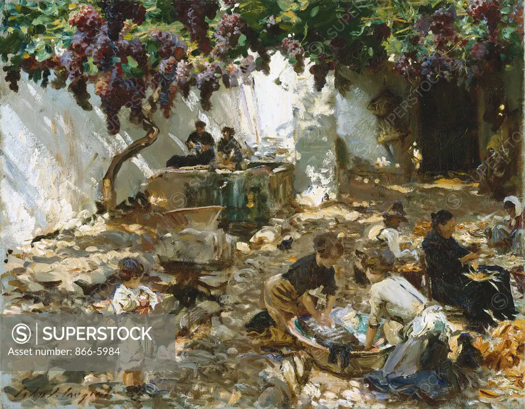 Women At Work. John Singer Sargent (1856-1925). Oil On Canvas.