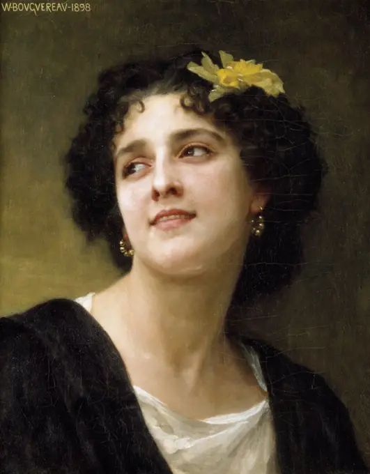 Dark Beauty William-Adolphe Bouguereau (1825-1905 French) Christie's Images, London, England