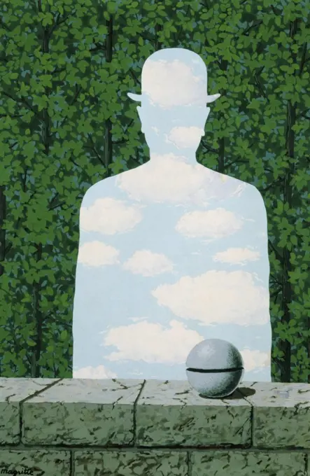 The Beautiful Walk (La Belle Promenade) c. 1965  Rene Magritte (1898-1967/Belgian) Christie's Images     