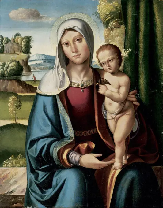 The Madonna and Child Garofalo (1481-1559 Italian) Oil on panel