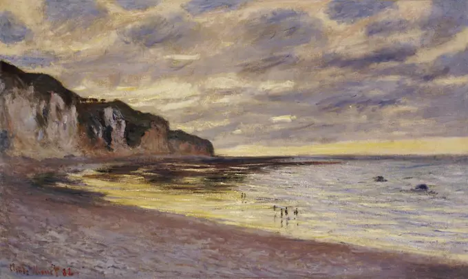 Pointe De Lailly, Maree Basse Claude Monet (1840-1926) Oil On Canvas, 1882 