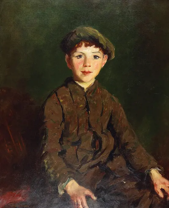 Irish Lad. Robert Henri (1865-1929). Oil on canvas. Painted on Achille Island, Carrymore, Ireland, 1913. 81.3 x 66cm