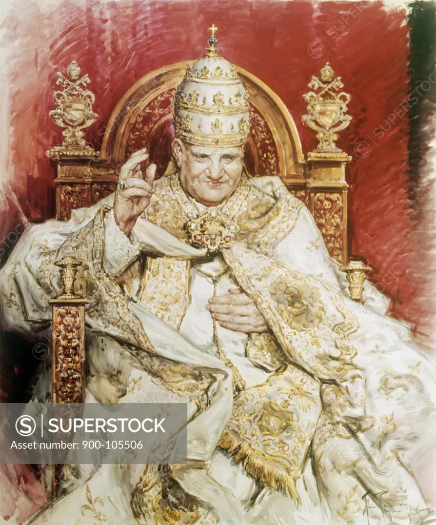 Pope John XXIII by Raimondi Aldo