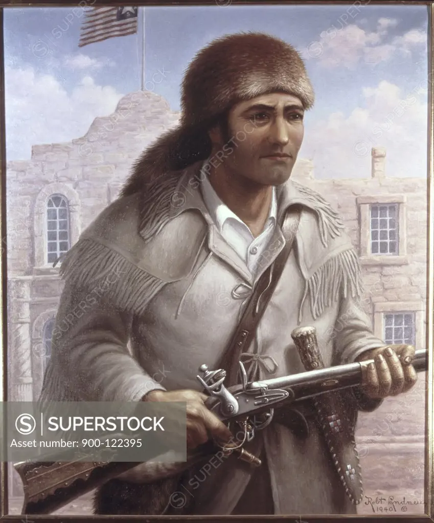 Davy Crockett by Robert Ottokar Lindneux, 1940, 1871-1970, 1786-1836