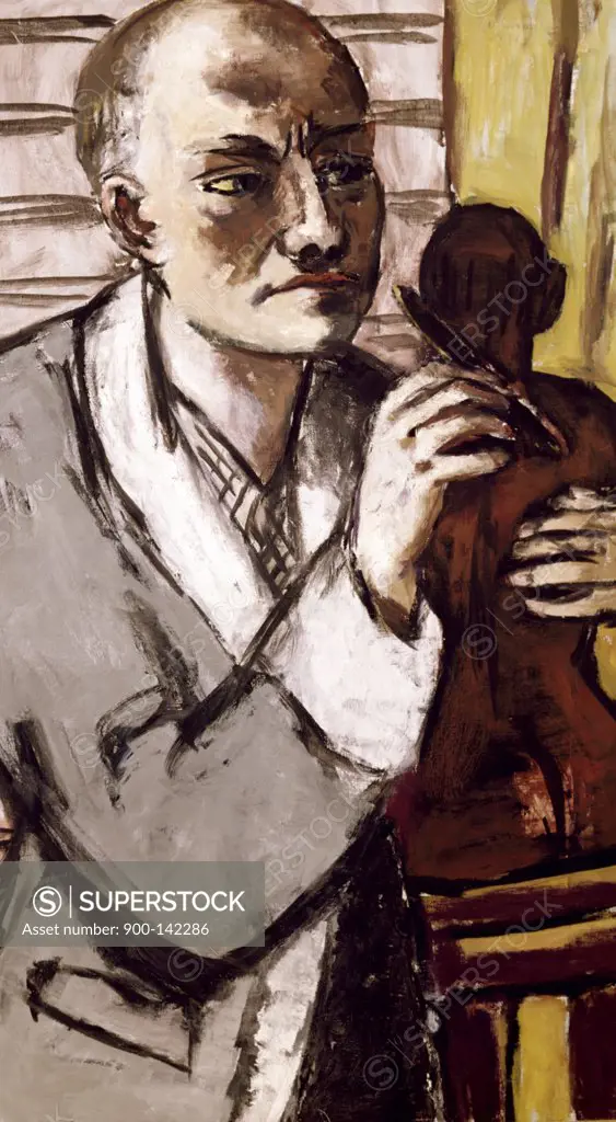 Self-Portrait by Max Beckmann, 1884-1950