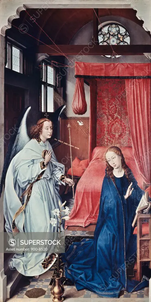 Annunciation, The   #1  Weyden, Rogier van der(ca 1399-1464 Netherlandish)  