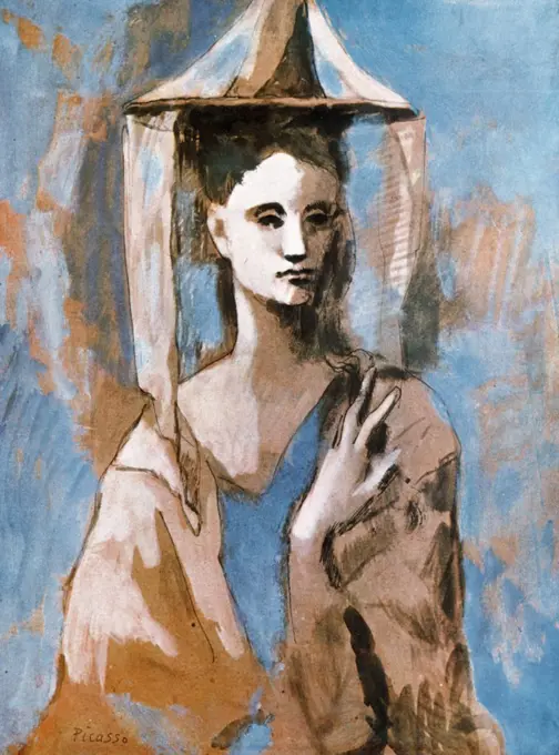 Exotic Woman by Pablo Picasso, 1881-1973