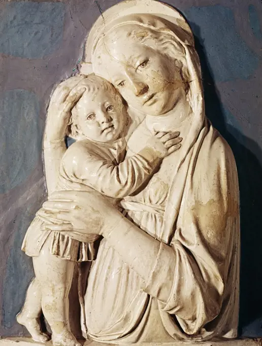 Madonna & Child, Della Robbia, Andrea (1435-1525/Italian)