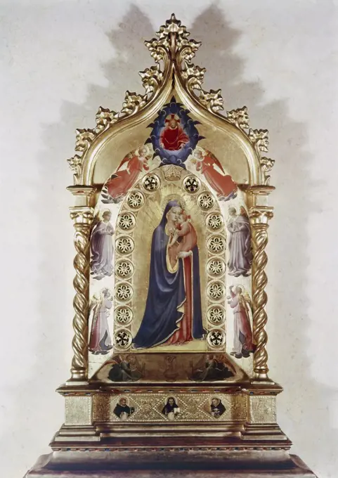 Madonna Of The Stars Fra Angelico (ca.1395-1455 Italian) Gilded Wood