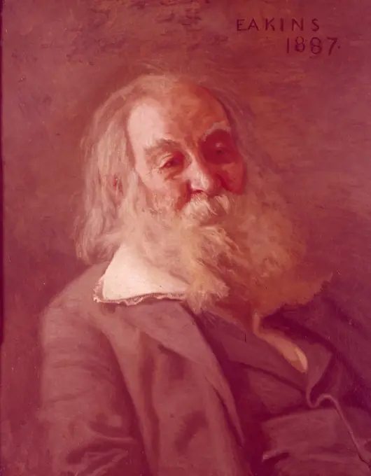 Walt Whitman,  by Thomas Eakins,  1887