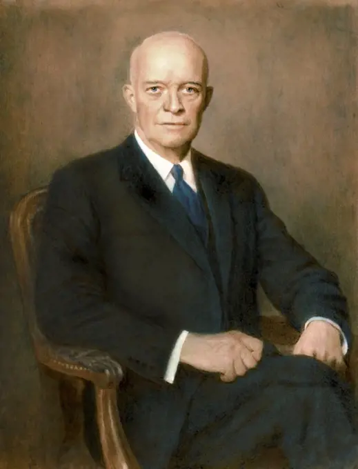 Dwight Eisenhower, (34th President of the United States) by Thomas E. Stephens, 1885-1966