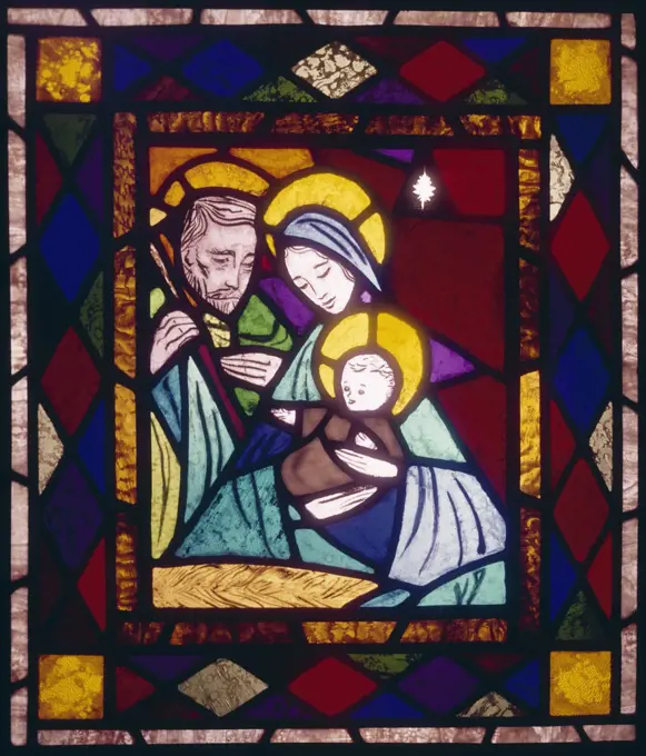 Nativity,  The, Stained Glass, Stained Glass