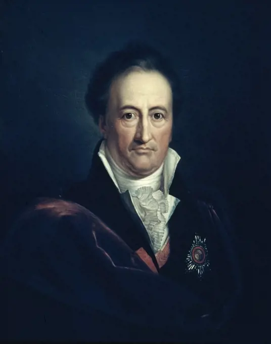 Portrait of Goethe,  by Gerhard von Kugelgen,  1772-1820