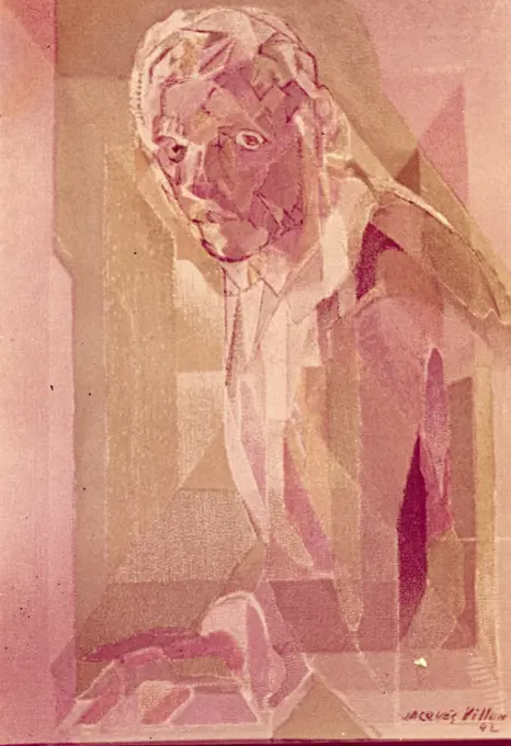 Self-Portrait,  by Jacques Villon,  1875-1963